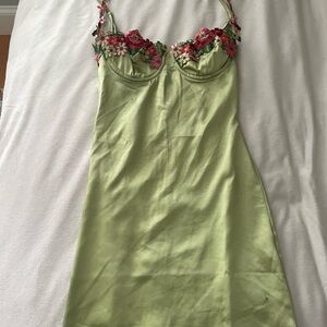 Princess Polly Garden Satin mini dresss